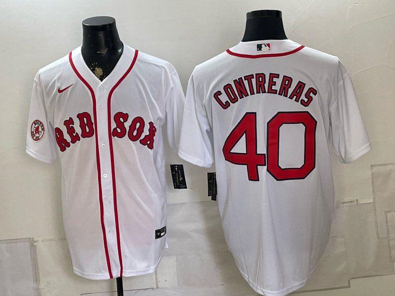 2026 Men Boston Red Sox #40 Contreras white Nike MLB Jersey 0826004